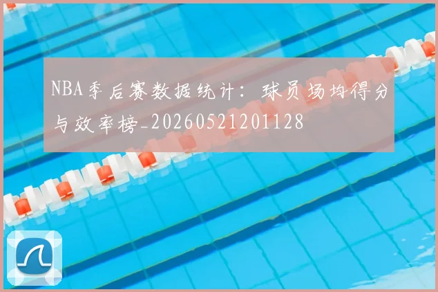 NBA季后赛数据统计：球员场均得分与效率榜_20260521201128